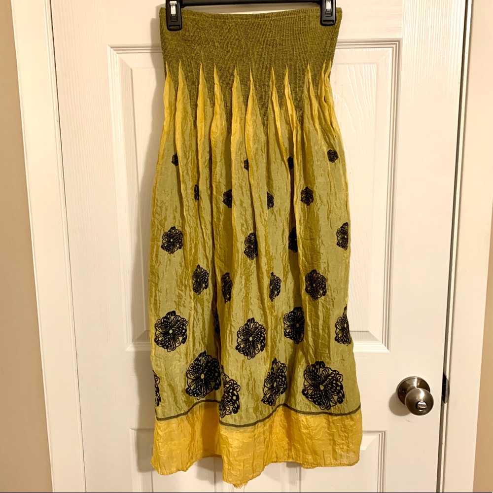 Summer yellow dress / skirt